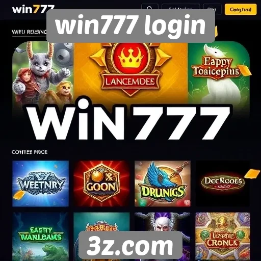 Principais jogos disponíveis no win777 login